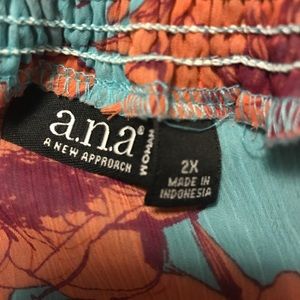 Ana light weight top 2x elastic bottom